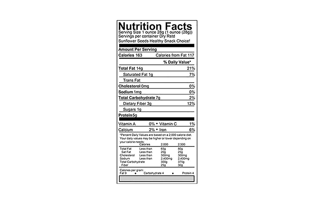 Ancient Bites Sunflower Roasted Seeds    Pack  250 grams